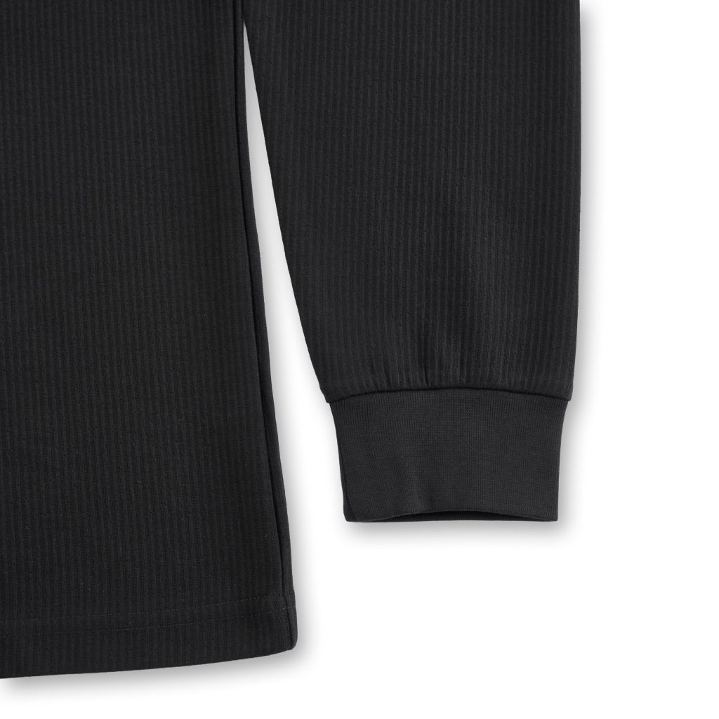 ÁO NỈ DÀI TAY VITIMEX DÁNG ÔM VỪA SLIMFIT KẺ TĂM ANS 6015