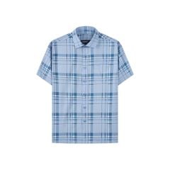 ÁO SƠ MI NGẮN TAY VITIMEX DÁNG RỘNG VỪA REGULAR KẺ ARC 4123