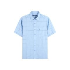 ÁO SƠ MI NGẮN TAY VITIMEX DÁNG RỘNG VỪA REGULAR KẺ ARC 6013