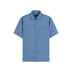 ÁO SƠ MI NGẮN TAY VITIMEX DÁNG RỘNG VỪA REGULAR KẺ Ô CHÌM ARC 6024