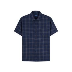 ÁO SƠ MI NGẮN TAY DÁNG RỘNG VỪA REGULAR KẺ Ô ARC 6040