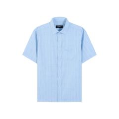 ÁO SƠ MI NGẮN TAY VITIMEX DÁNG RỘNG VỪA REGULAR KẺ ARC 6058