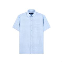 ÁO SƠ MI NGẮN TAY VITIMEX DÁNG RỘNG VỪA REGULAR KẺ ARC 6069