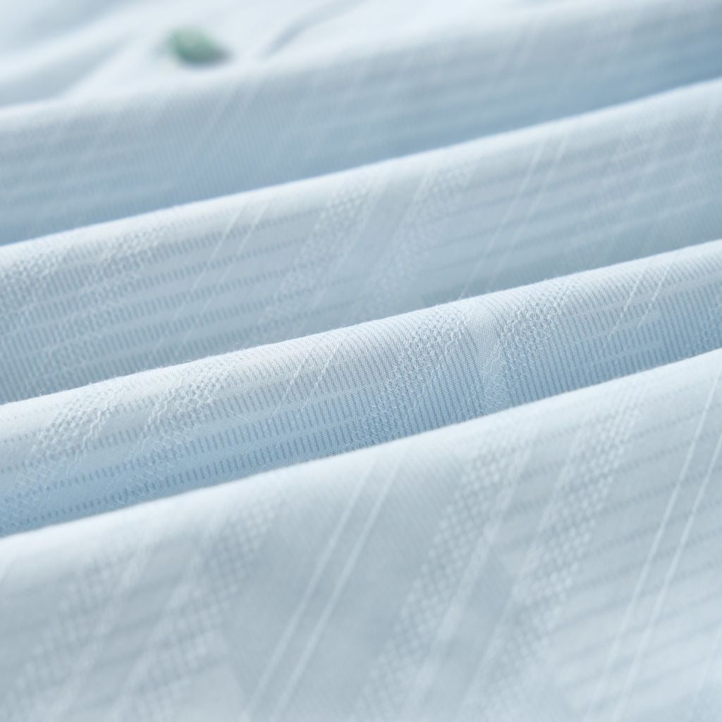 ÁO SƠ MI NGẮN TAY VITIMEX DÁNG ÔM VỪA SLIMFIT KẺ ASB 4135