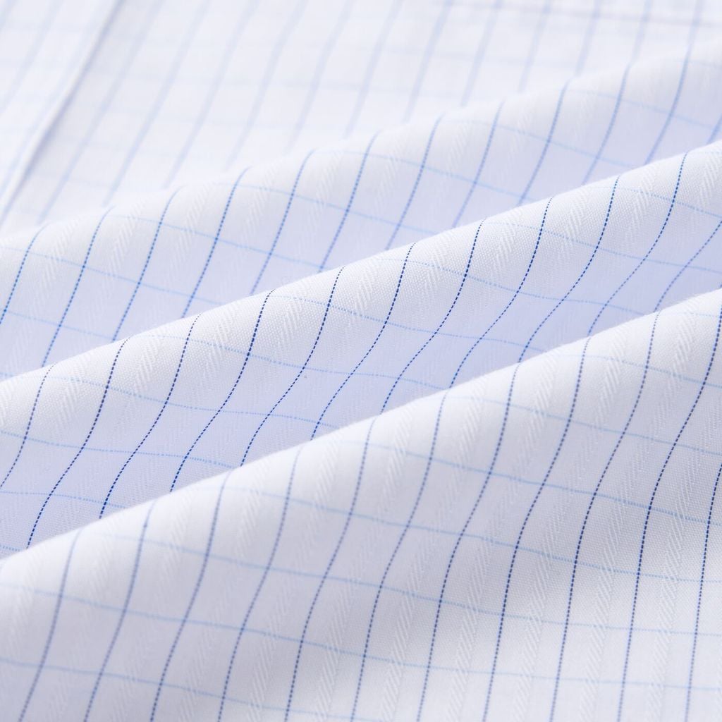 ÁO SƠ MI NGẮN TAY VITIMEX DÁNG ÔM VỪA SLIMFIT KẺ Ô VUÔNG ASB 6012