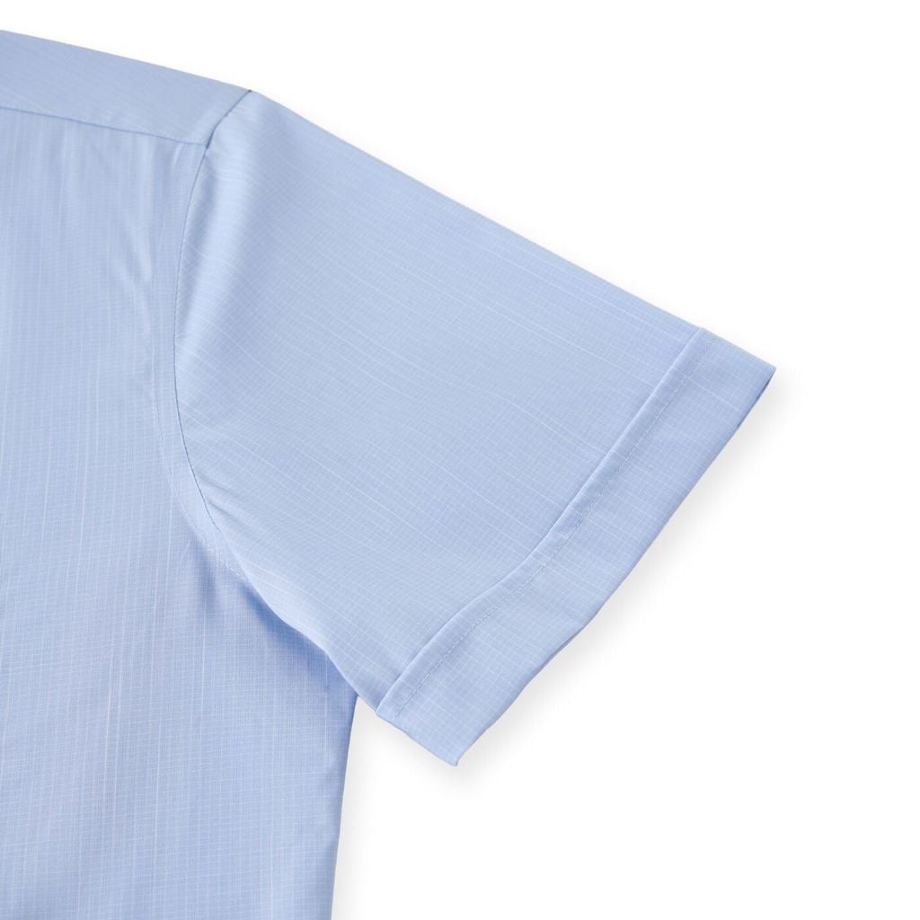 ÁO SƠ MI NGẮN TAY VITIMEX DÁNG ÔM VỪA SLIMFIT KẺ Ô ASB 6020