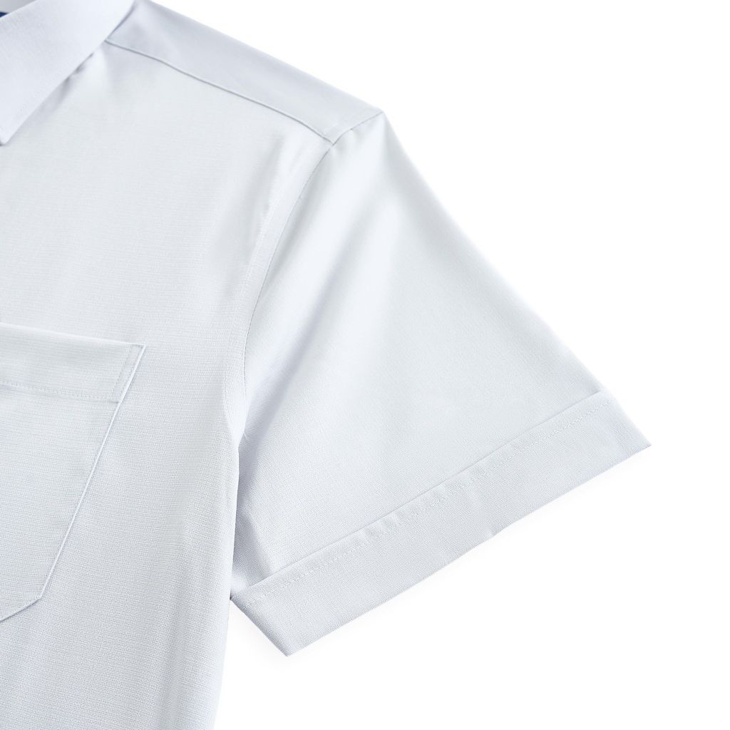 ÁO SƠ MI NGẮN TAY VITIMEX DÁNG ÔM VỪA SLIMFIT TRƠN ASB 6028