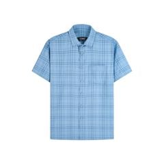 ÁO SƠ MI NGẮN TAY VITIMEX DÁNG ÔM VỪA SLIM FIT KẺ Ô TRUNG ASB 6034