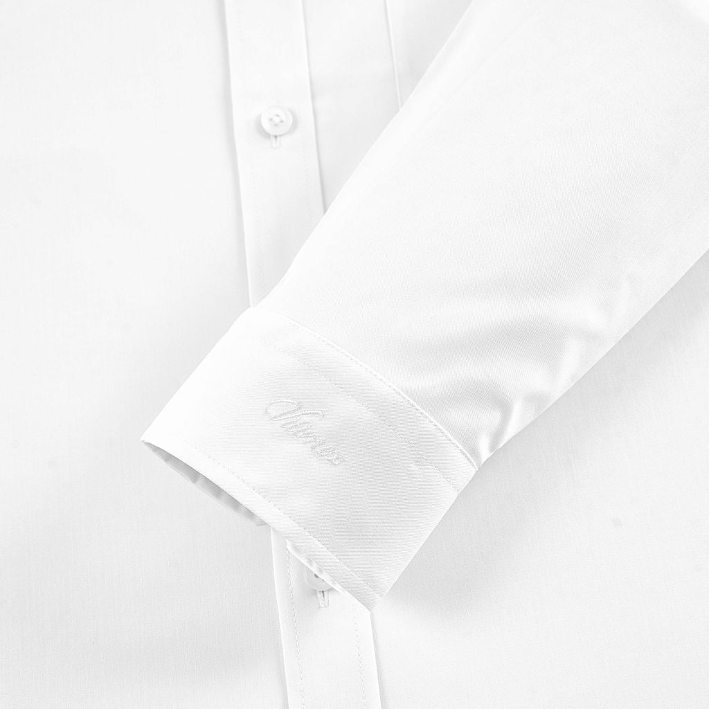 ÁO SƠ MI DÀI TAY VITIMEX DÁNG ÔM VỪA SLIMFIT TRƠN ASD 4083