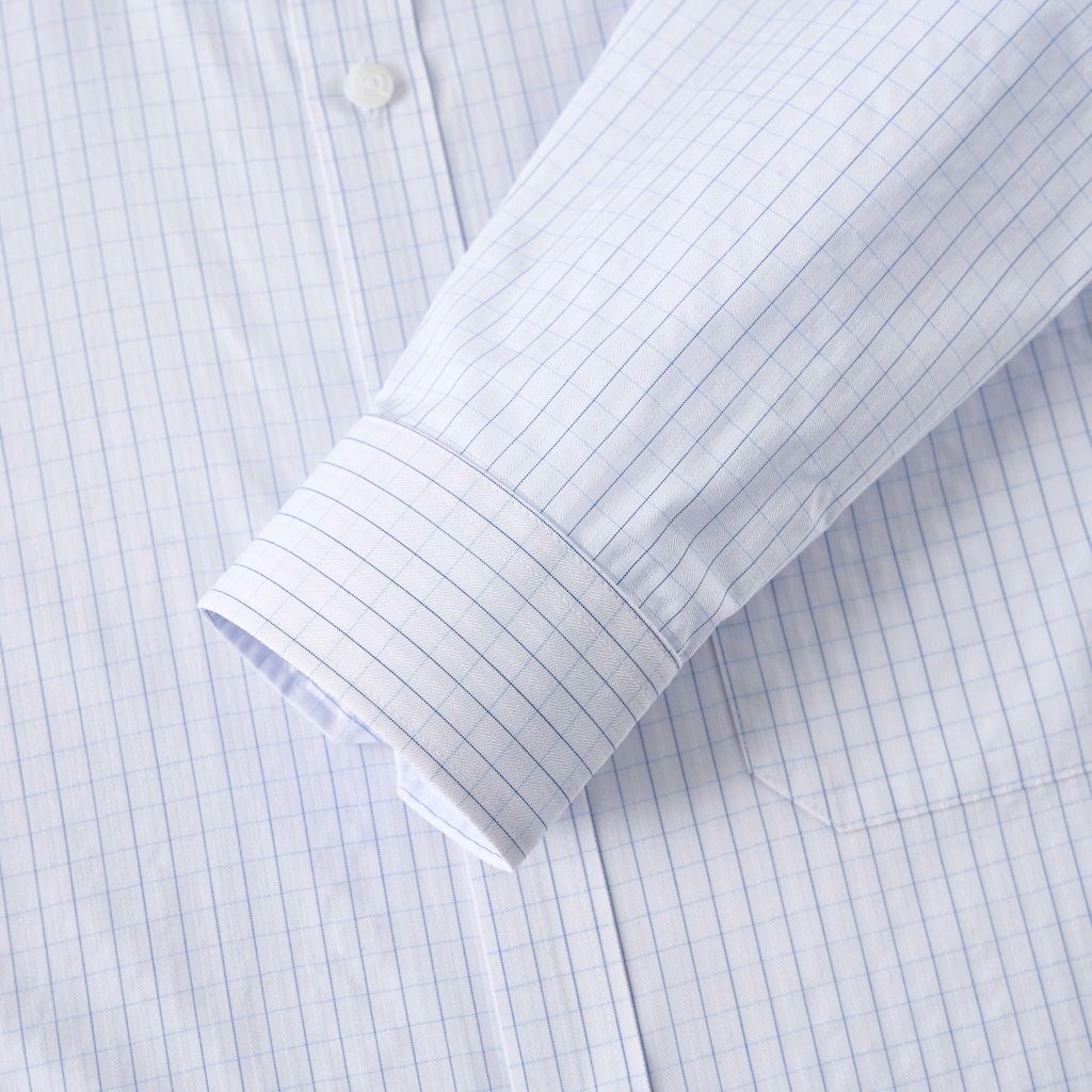 ÁO SƠ MI DÀI TAY VITIMEX DÁNG ÔM VỪA SLIMFIT KẺ CARO ASD 6012