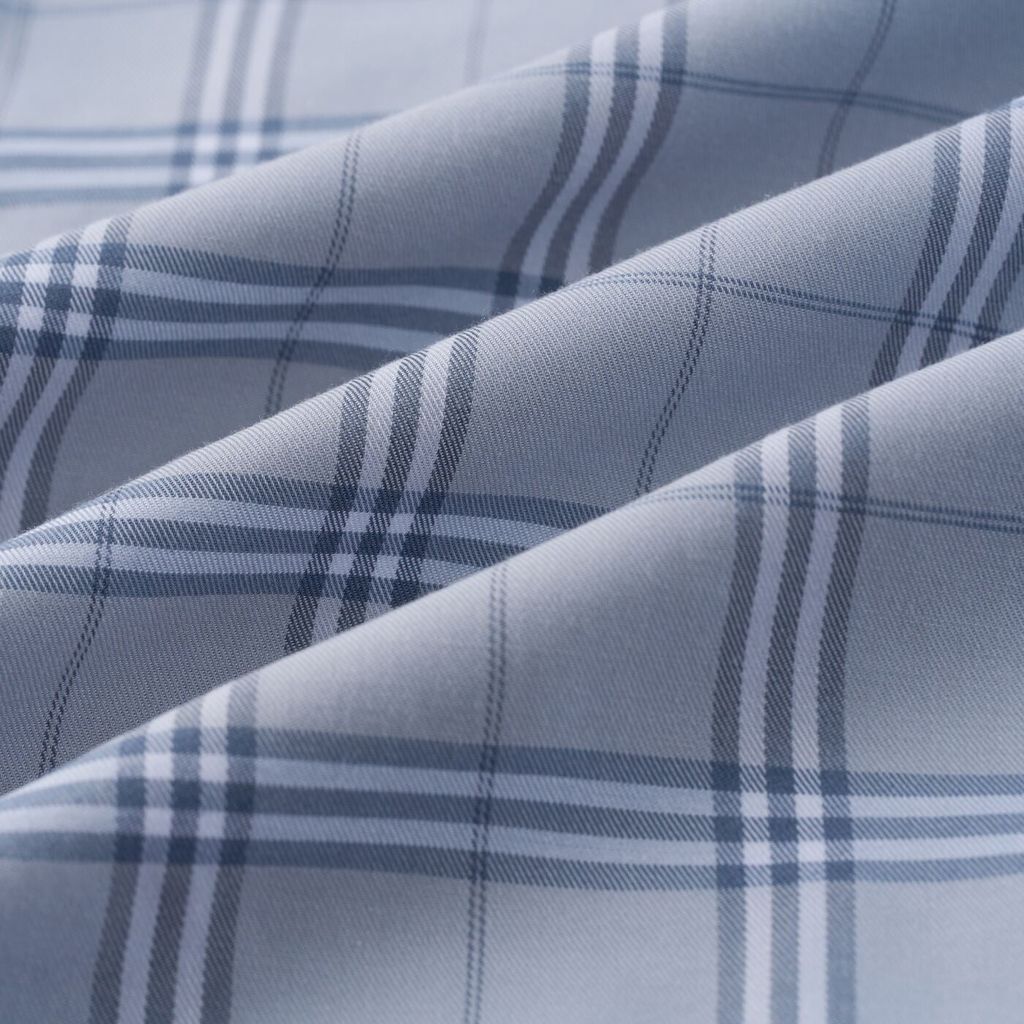 ÁO SƠ MI DÀI TAY VITIMEX DÁNG ÔM VỪA SLIMFIT KẺ CARO ASD 6022