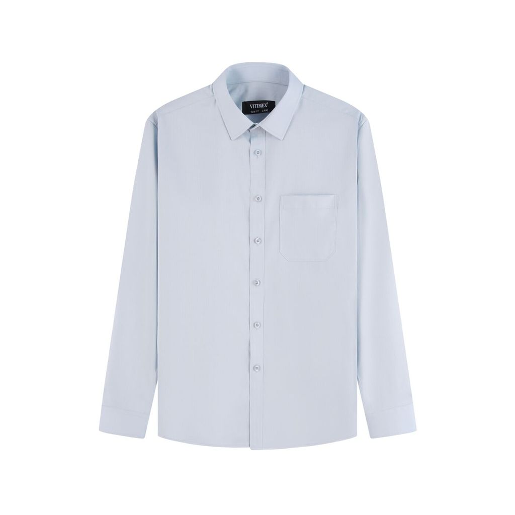 ÁO SƠ MI DÀI TAY VITIMEX DÁNG ÔM VỪA SLIMFIT HỌA TIẾT CHÌM ASD 6025