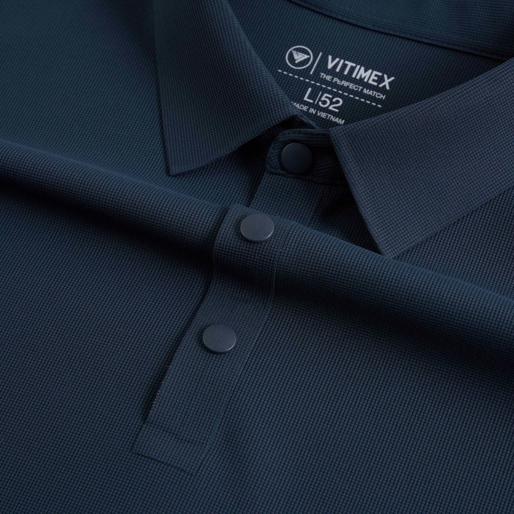 ÁO POLO VITIMEX DÁNG ÔM VỪA SLIMFIT TRƠN ATE 5032