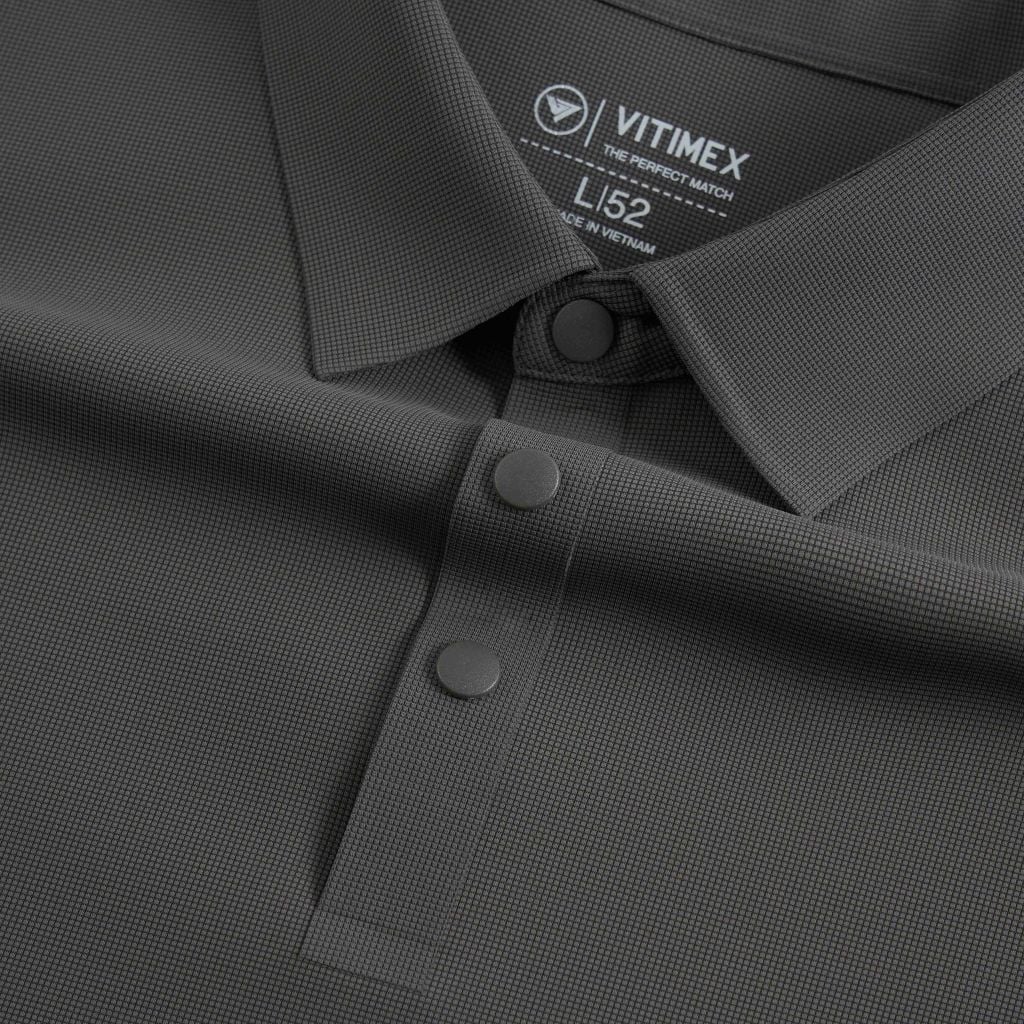 ÁO POLO VITIMEX DÁNG ÔM VỪA SLIMFIT TRƠN ATE 5034