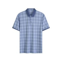 ÁO POLO NGẮN TAY VITIMEX DÁNG RỘNG VỪA KẺ CARO ATR 5047