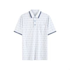ÁO POLO VITIMEX DÁNG RỘNG VỪA REGULAR KẺ CARO ATR 5049