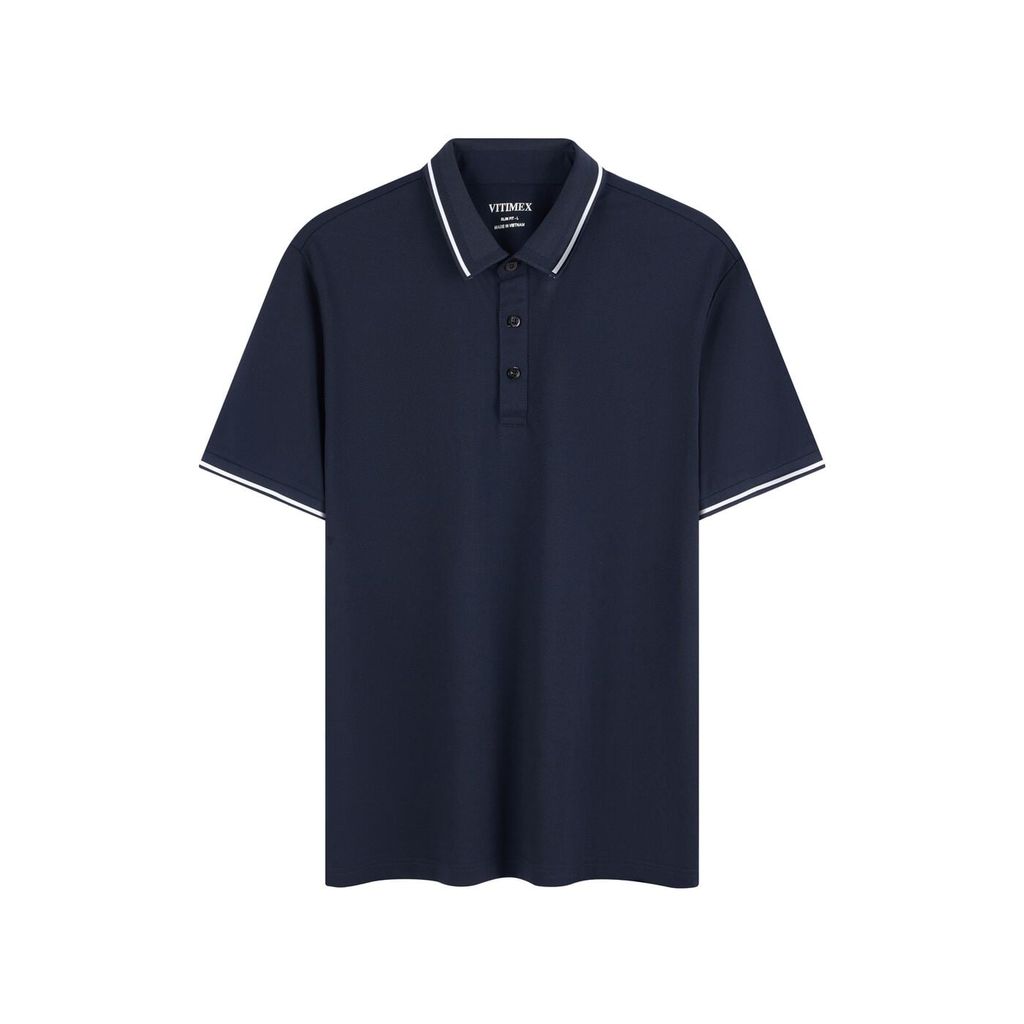ÁO POLO VITIMEX DÁNG ÔM VỪA SLIMFIT TRƠN ATS 6009