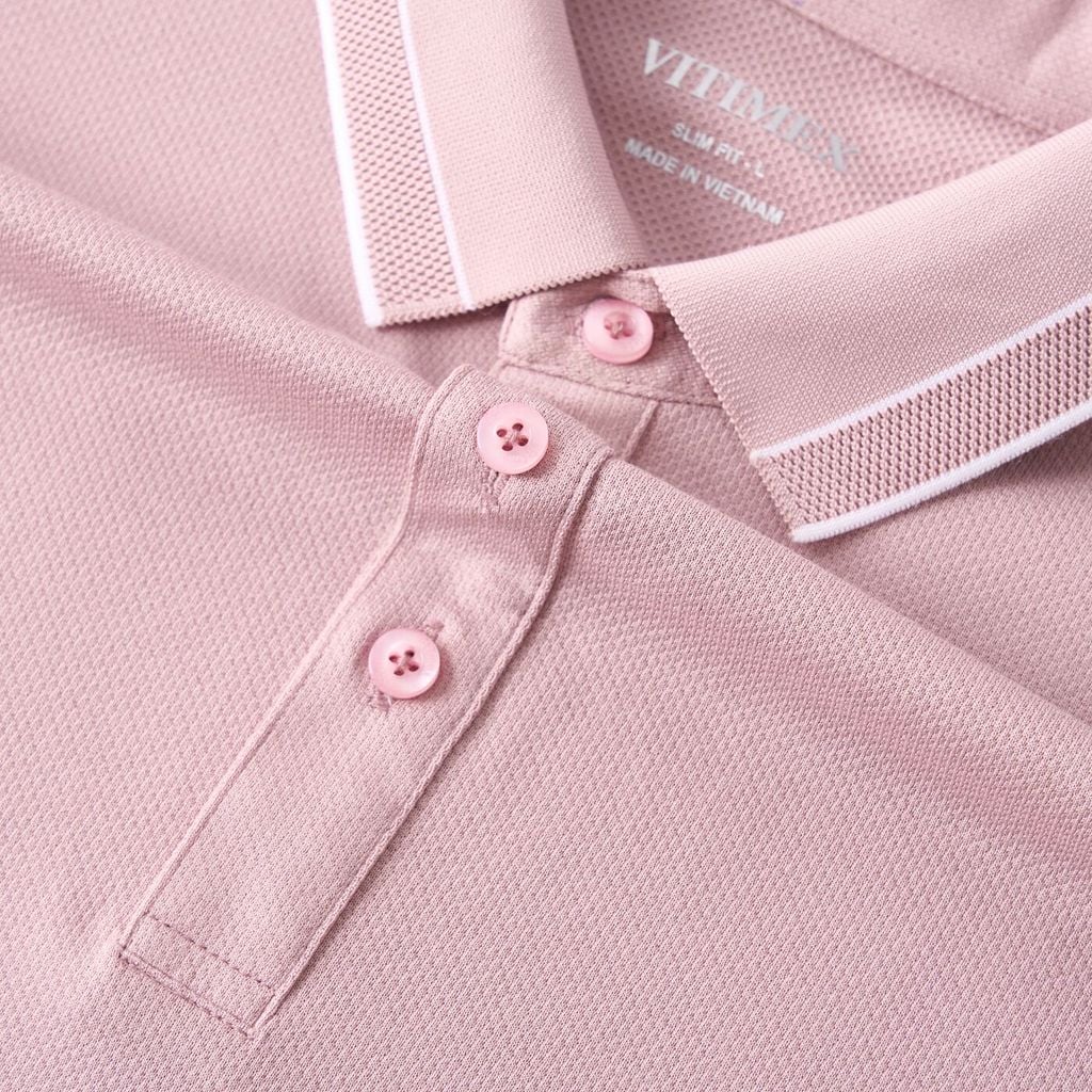 ÁO POLO VITIMEX DÁNG ÔM VỪA SLIMFIT TRƠN ATS 6010