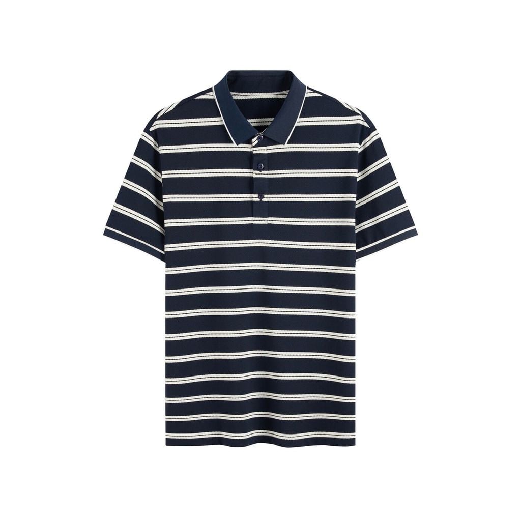 ÁO POLO VITIMEX DÁNG ÔM VỪA SLIMFIT KẺ NGANG ATS 6021