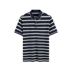 ÁO POLO VITIMEX DÁNG ÔM VỪA SLIM FIT KẺ NGANG ATS 6021