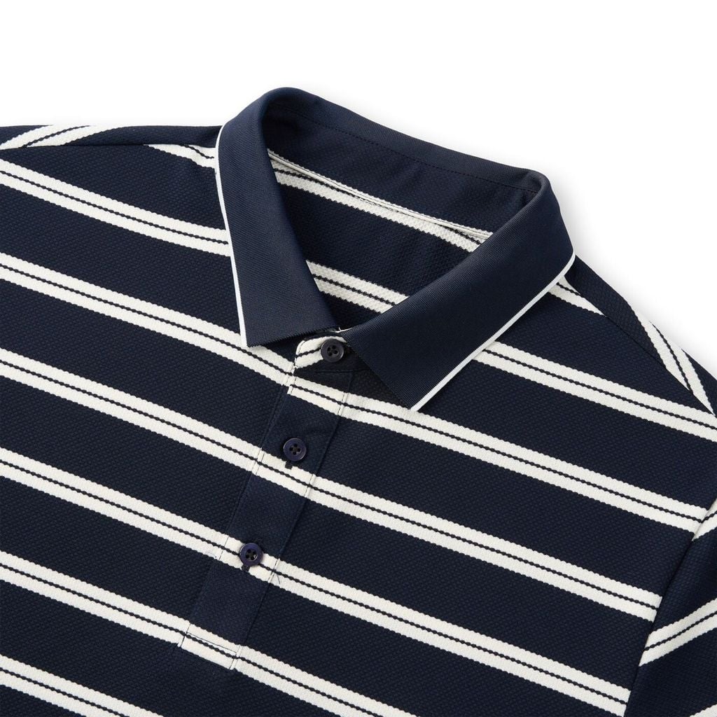 ÁO POLO VITIMEX DÁNG ÔM VỪA SLIMFIT KẺ NGANG ATS 6021