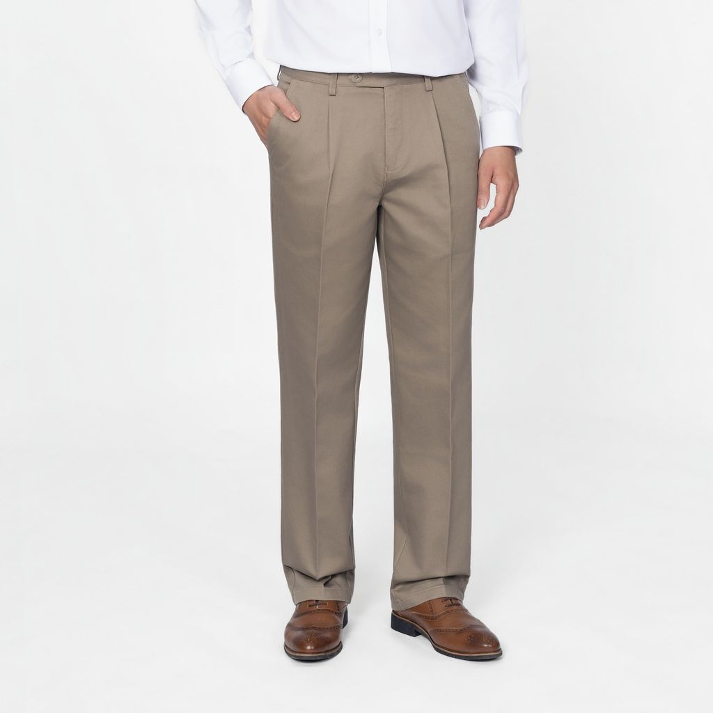QUẦN KAKI VITIMEX DÁNG SUÔNG CÓ LY TRƠN KCG 6006