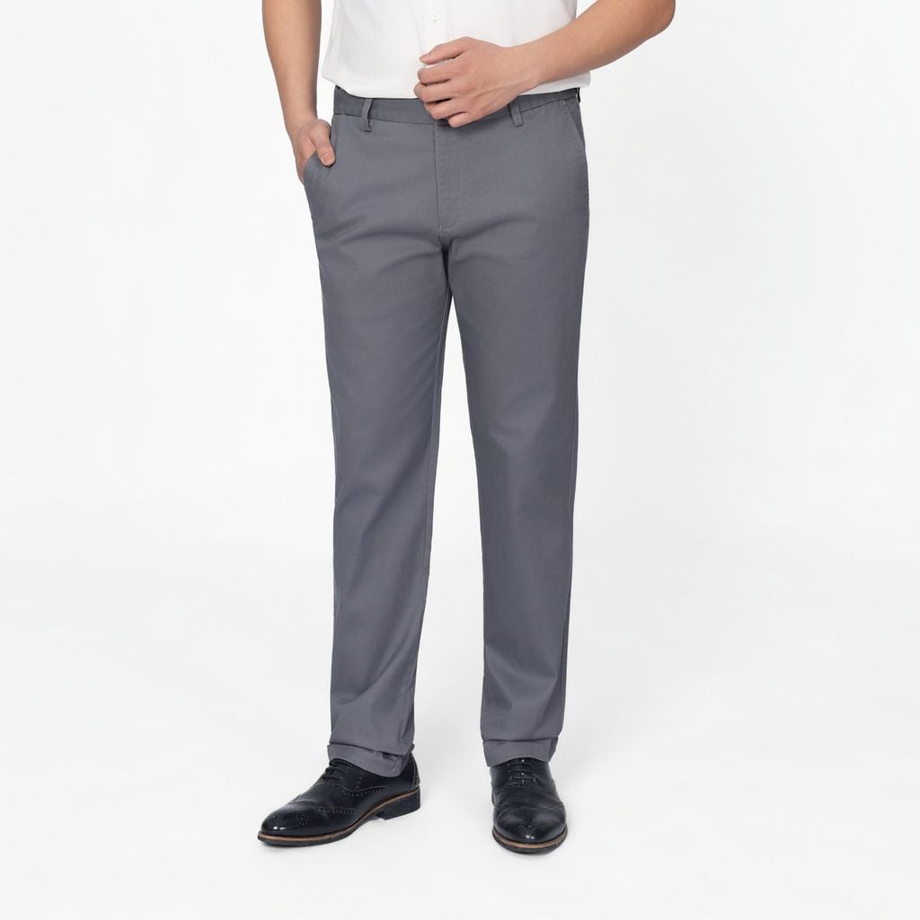QUẦN KAKI VITIMEX DÁNG ÔM VỪA SLIMFIT TRƠN KSS 6002
