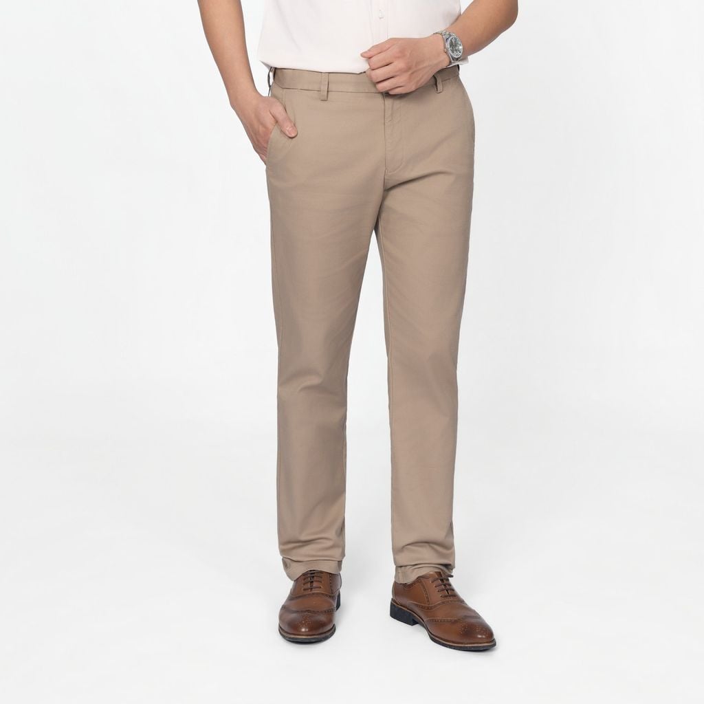QUẦN KAKI VITIMEX DÁNG ÔM VỪA SLIMFIT TRƠN KSS 6003