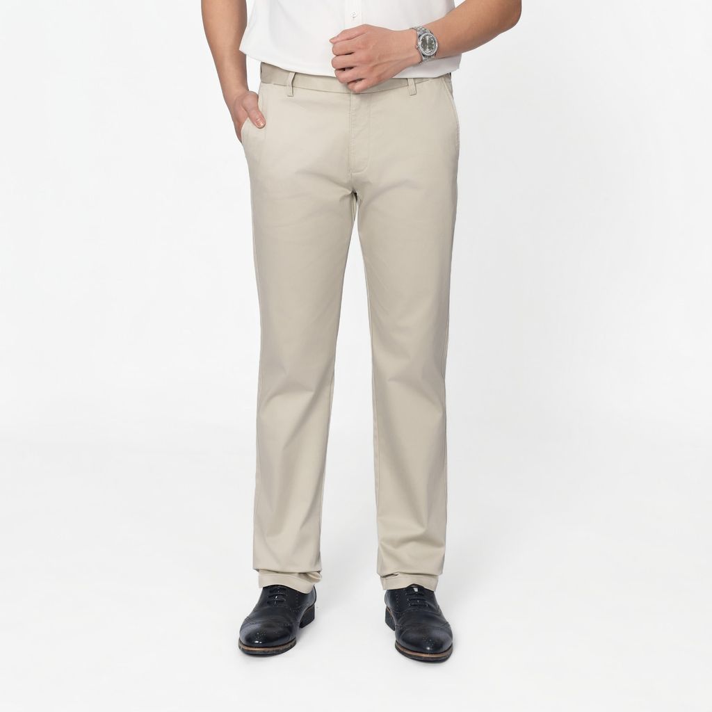 QUẦN KAKI VITIMEX DÁNG ÔM VỪA SLIMFIT TRƠN KSS 6016