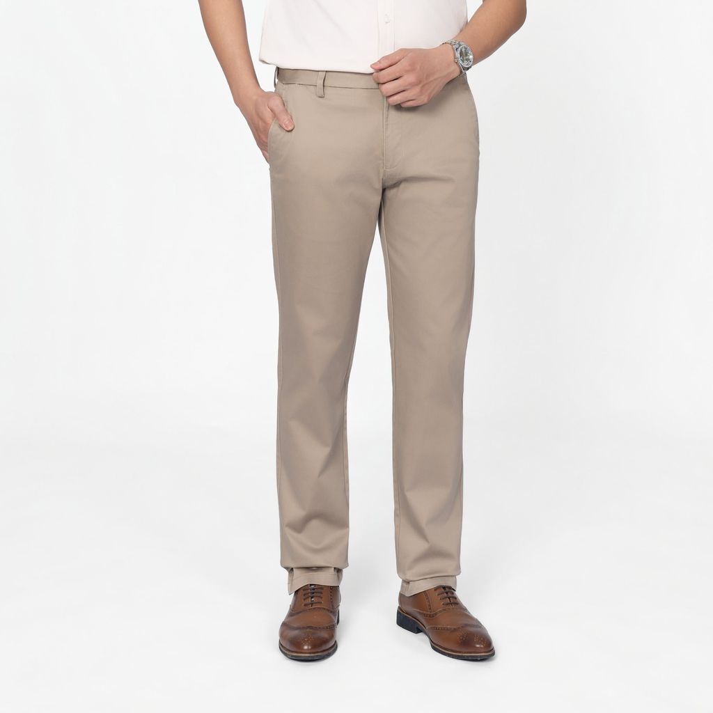 QUẦN KAKI VITIMEX DÁNG ÔM VỪA SLIMFIT TRƠN KSS 6017