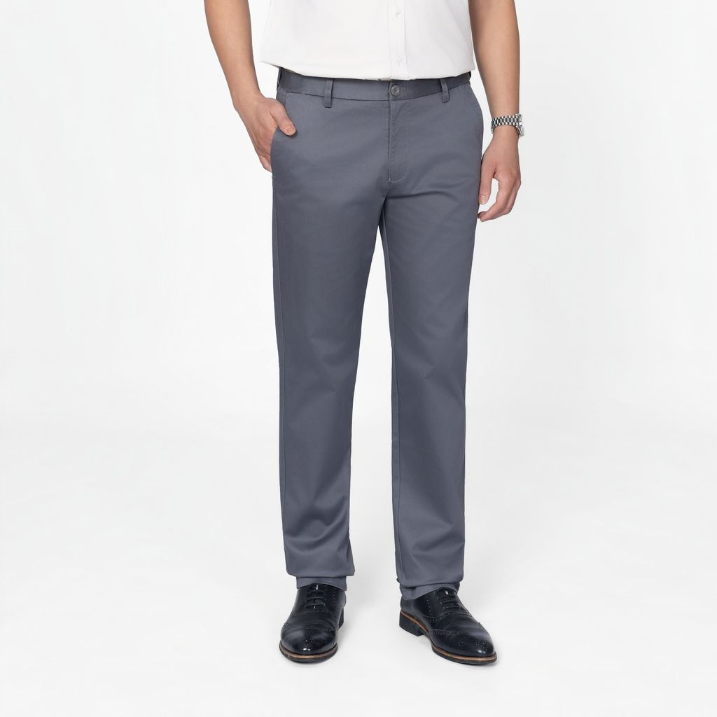 QUẦN KAKI VITIMEX DÁNG ÔM VỪA SLIMFIT TRƠN KSS 6018