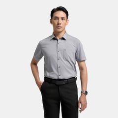 ÁO SƠ MI NGẮN TAY NAM VẠT BẰNG DÁNG ÔM VỪA SLIMFIT VITIMEX ASB 4074