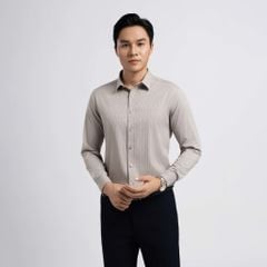 ÁO SƠ MI DÀI TAY VITIMEX DÁNG ÔM VỪA SLIMFIT KẺ ADK 4059