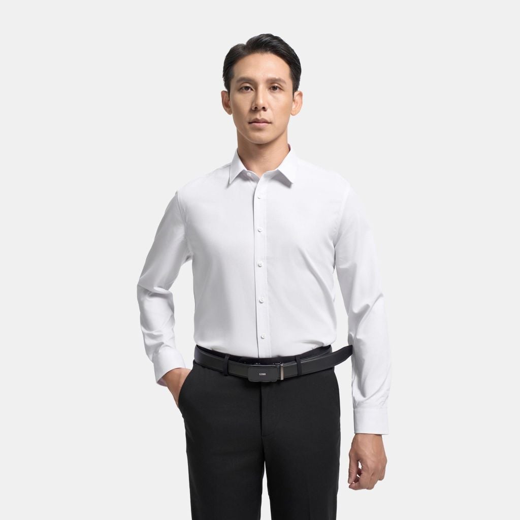 ÁO SƠ MI DÀI TAY VITIMEX DÁNG ÔM VỪA SLIMFIT TRẮNG ADK 4084