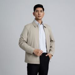 ÁO KHOÁC CỔ BẺ VITIMEX DÁNG RỘNG REGULAR TRƠN AKB 3016