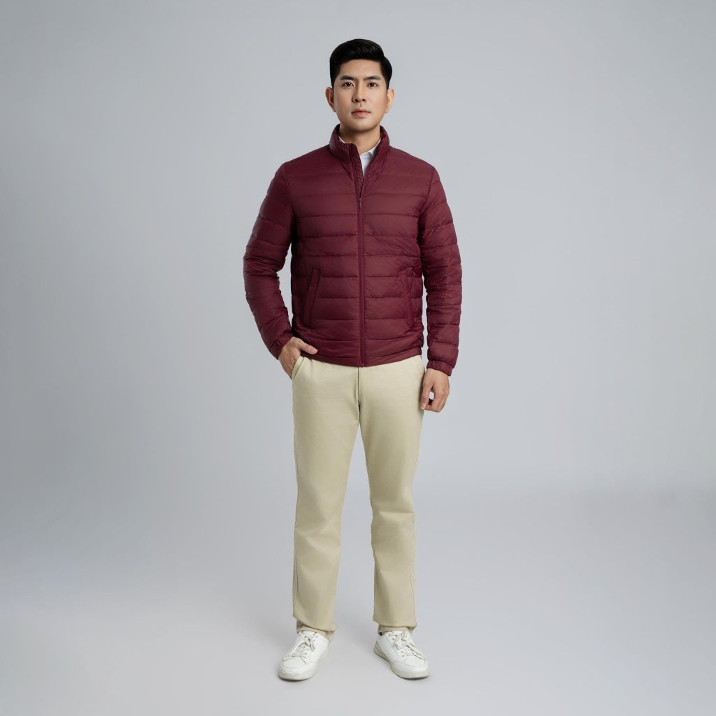 ÁO KHOÁC LÔNG VŨ NAM VITIMEX DÁNG RỘNG VỪA REGULAR TRƠN AKN 0118