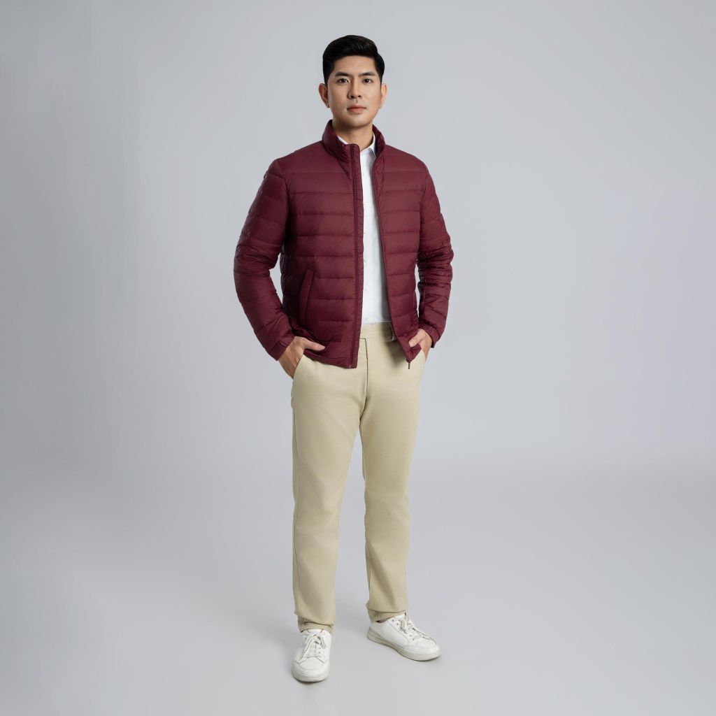 ÁO KHOÁC LÔNG VŨ NAM VITIMEX DÁNG RỘNG VỪA REGULAR TRƠN AKN 0118