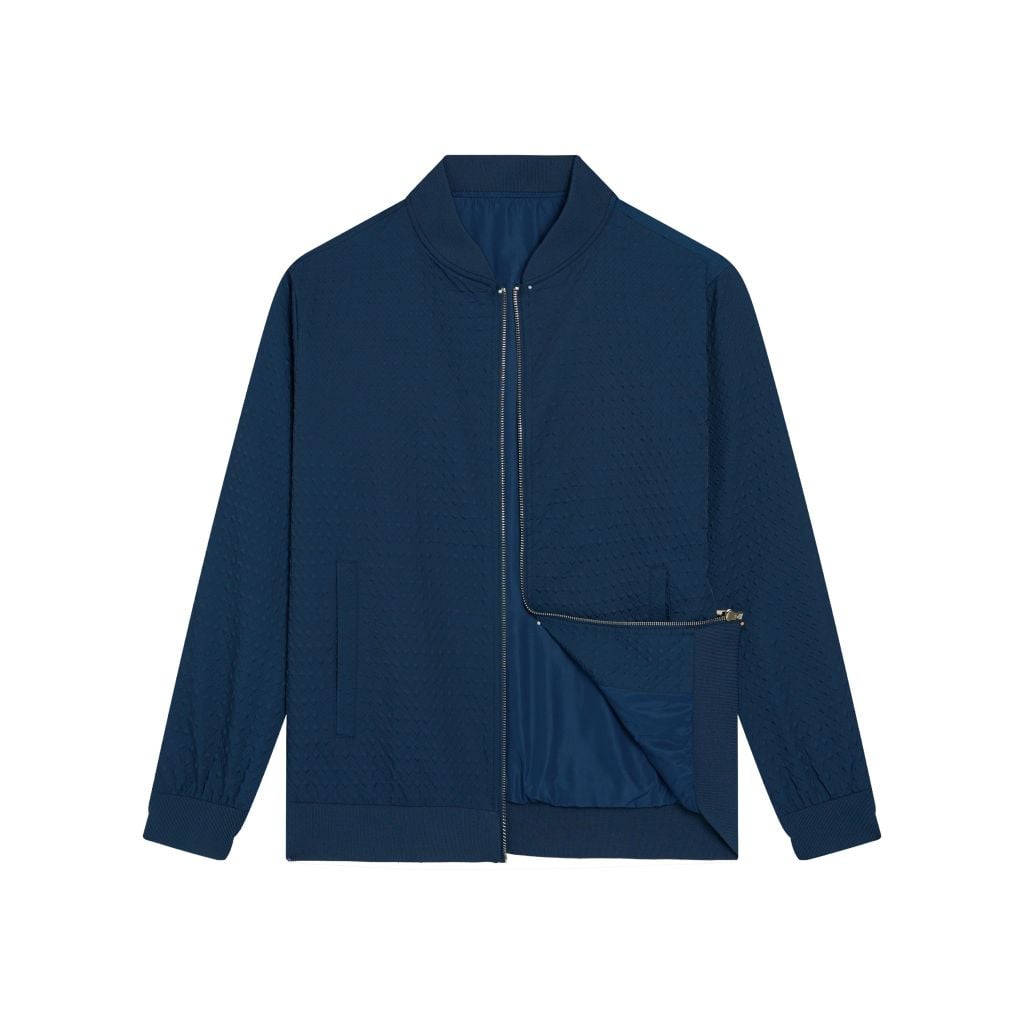 ÁO KHOÁC NAM BOMBER VITIMEX DÁNG RỘNG VỪA REGULAR HỌA TIẾT AKN 4012