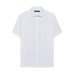 ÁO SƠ MI NGẮN TAY VITIMEX DÁNG RỘNG VỪA REGULAR KẺ ARC 4035