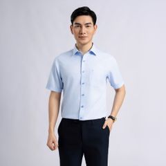 ÁO SƠ MI NGẮN TAY VITIMEX DÁNG RỘNG VỪA REGULAR HOẠ TIẾT CHÌM ARC 4047