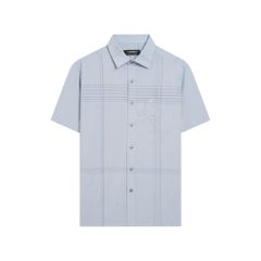 ÁO SƠ MI NGẮN TAY VITIMEX DÁNG RỘNG VỪA REGULAR KẺ ARC 4049