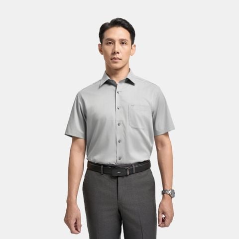 Sơ mi ngắn tay caro chìm Regular