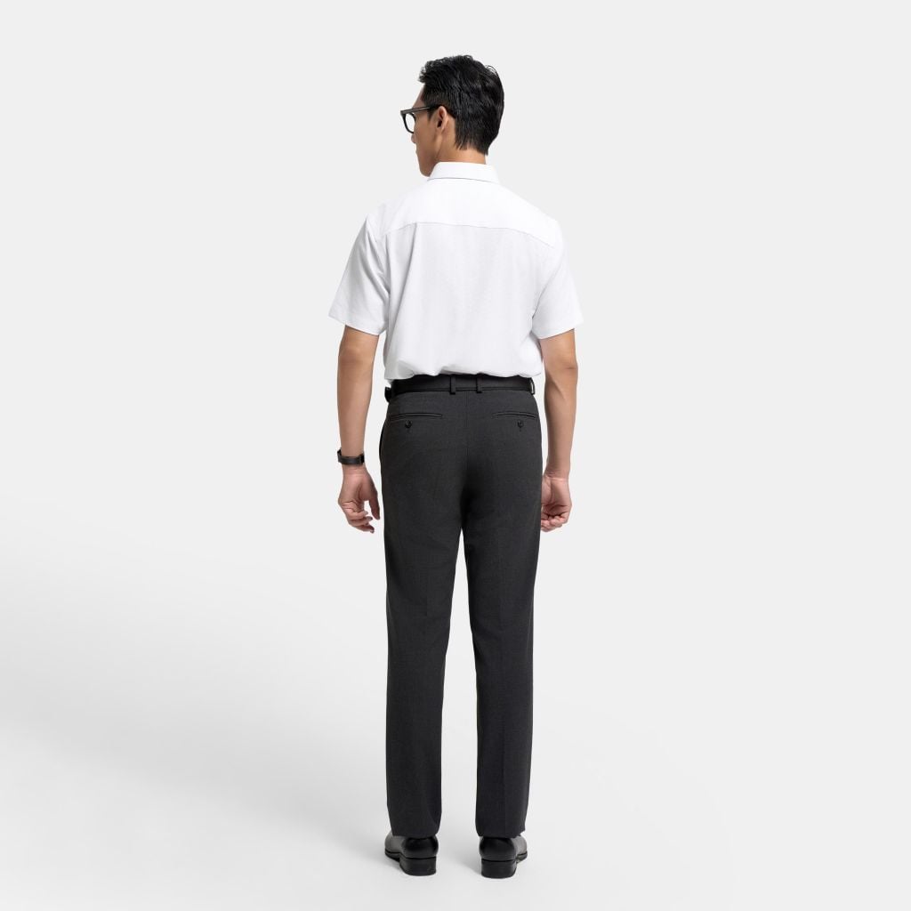 ÁO SƠ MI NGẮN TAY VITIMEX DÁNG RỘNG VỪA REGULAR TRƠN ARC 4080