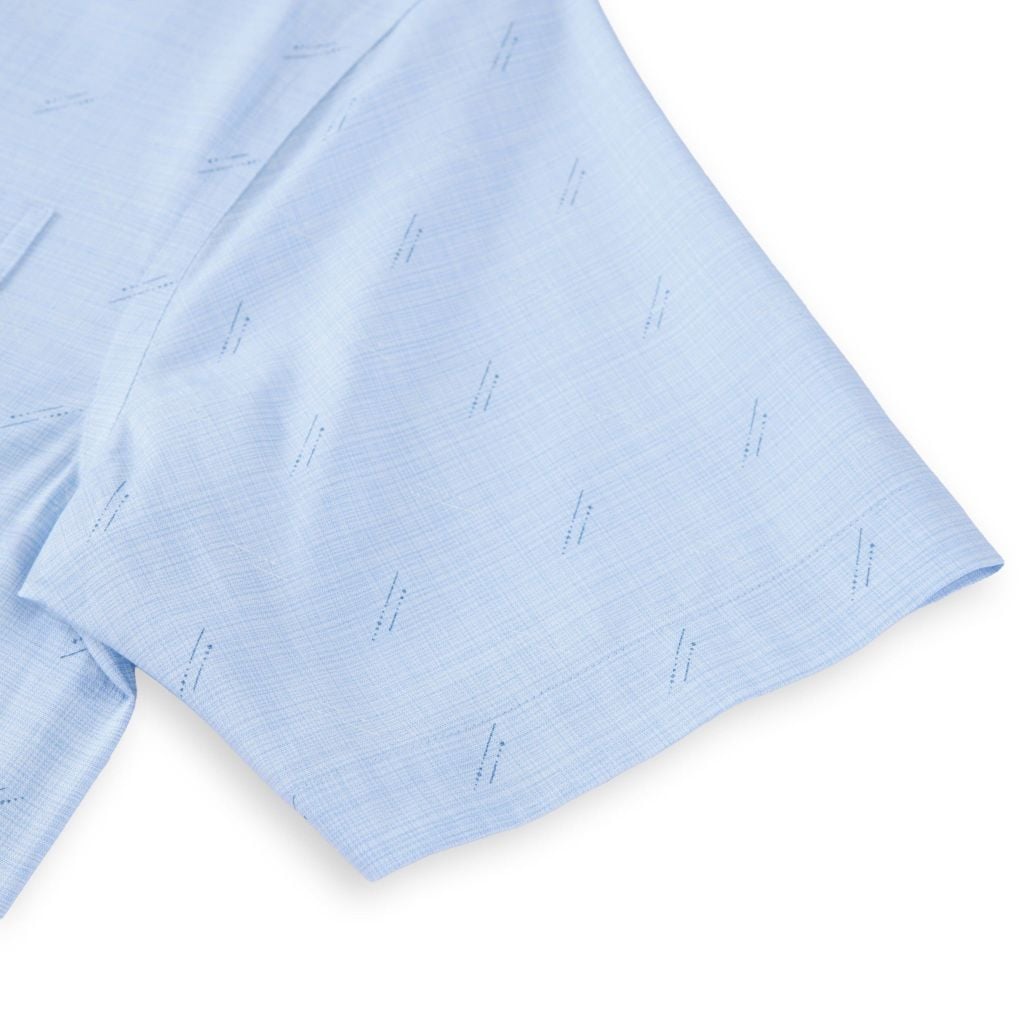 ÁO SƠ MI NGẮN TAY VITIMEX DÁNG RỘNG VỪA REGULAR HỌA TIẾT CHẤM BÔNG ARC 4089