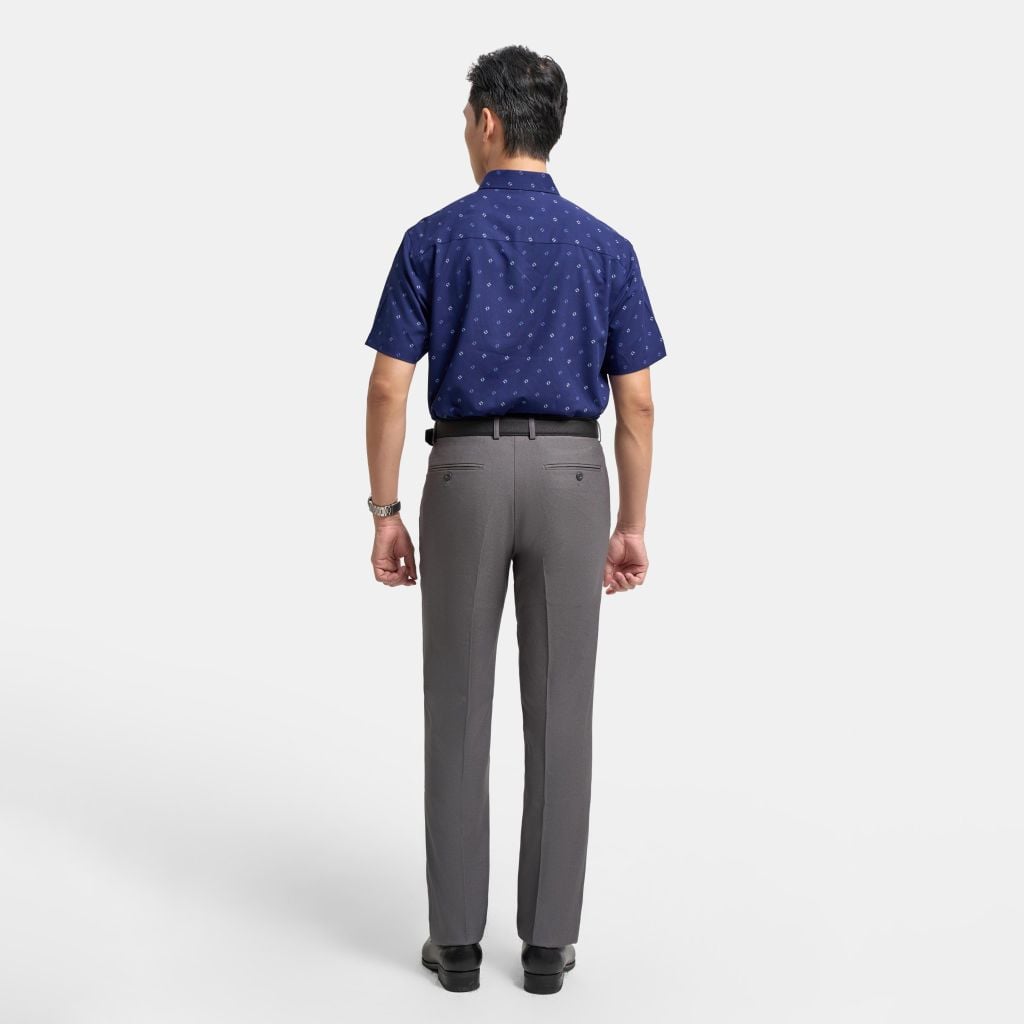 ÁO SƠ MI NGẮN TAY VITIMEX DÁNG RỘNG VỪA REGULAR HỌA TIẾT CHẤM BI ARC 4090