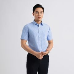 ÁO SƠ MI NGẮN TAY NAM VITIMEX DÁNG RỘNG VỪA REGULAR ARC 7574