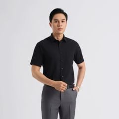 ÁO SƠ MI NGẮN TAY VITIMEX DÁNG RỘNG REGULAR TRƠN ARC 7686