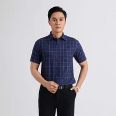 ÁO SƠ MI NGẮN TAY NAM DÁNG RỘNG REGULAR VITIMEX ARC 7792