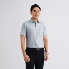 ÁO SƠ MI NGẮN TAY VITIMEX DÁNG RỘNG REGULAR KẺ ARC 7872