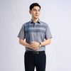 ÁO SƠ MI NGẮN TAY VITIMEX DÁNG RỘNG REGULAR KẺ ARC 7886